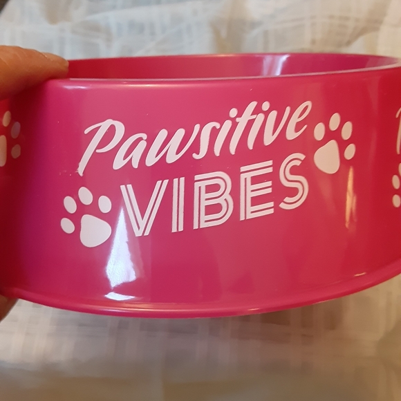 Greenbrier Kennel Club Round Pink Pet Bowl - Picture 1 of 6